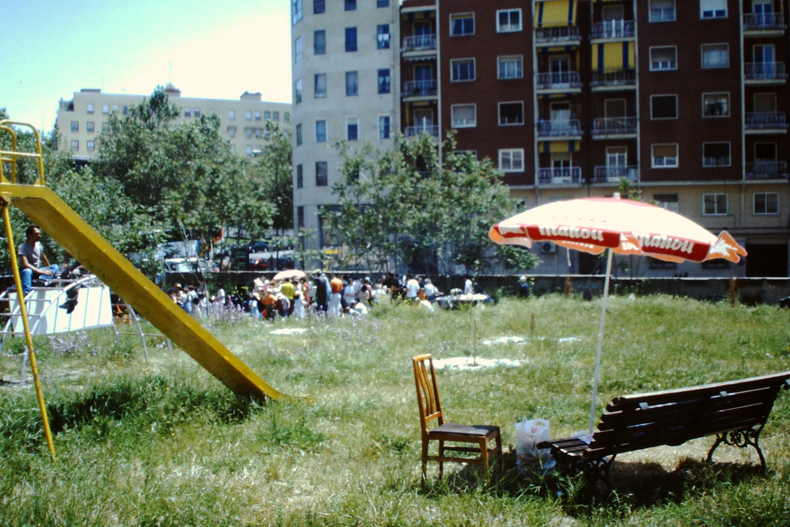 vista general del solar transformado en parque